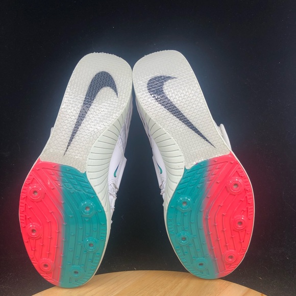 Nike Zoom Track Elite White Ombre New Men's Size 8.5 Shoes 705394-101 - Picture 7 of 9